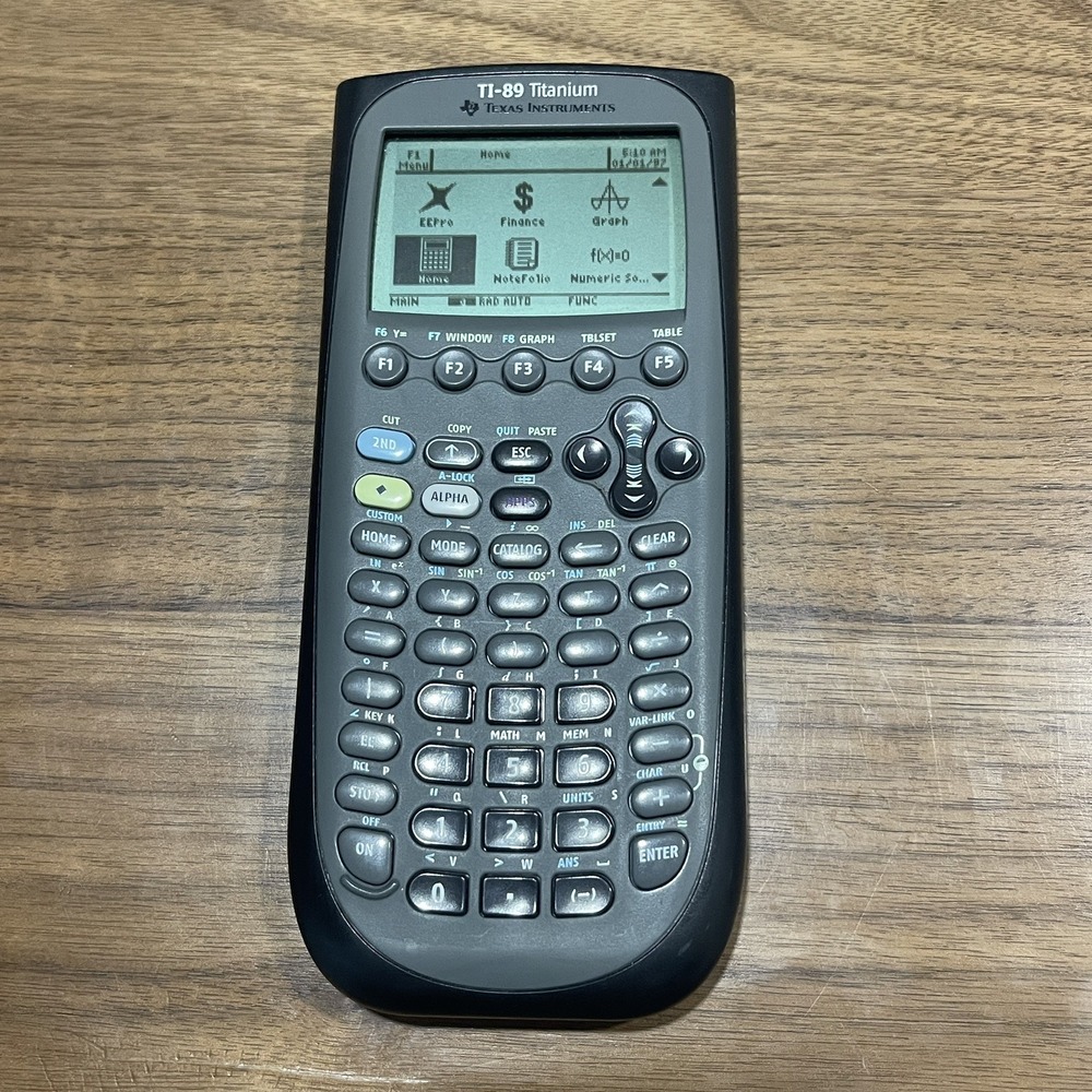Texas Instruments TI-89 Titanium Graphing Calculator Tested Working W/cover